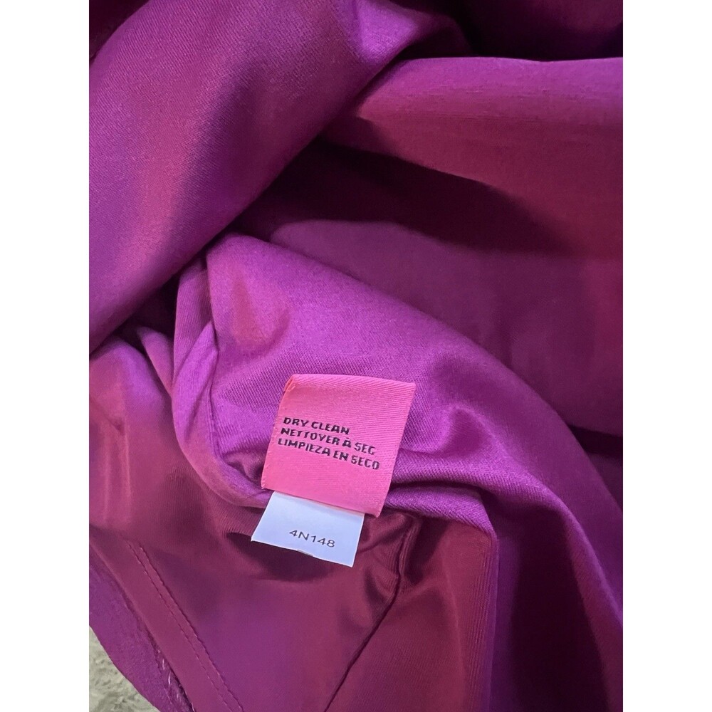 Betsey Johnson Shift Dress Sz 6  Pink Fuschia Red Retro Style NWOT - Picture 8 of 8